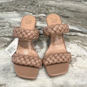 A new day puff mule heels.